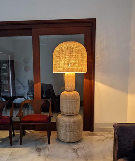 woven floor light1